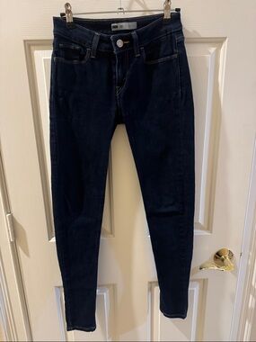 Levi Dark Blue Women's Skinny Jeans Size 26